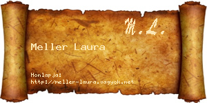 Meller Laura névjegykártya